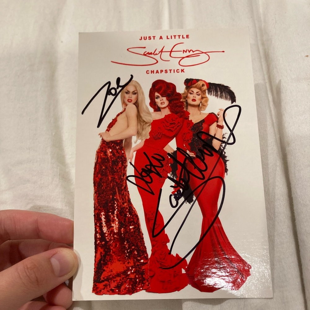 Scarlet Envy Signed Print